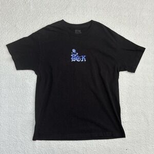 DGK Lo Side Black Stay Blessed T-shirt In 100% Cotton Size Large